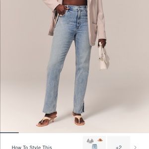 Curve Love Ultra High Rise 90s Straight Jean